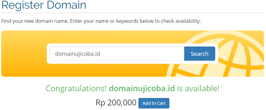 Cara Order Layanan Domain pada Citrahost