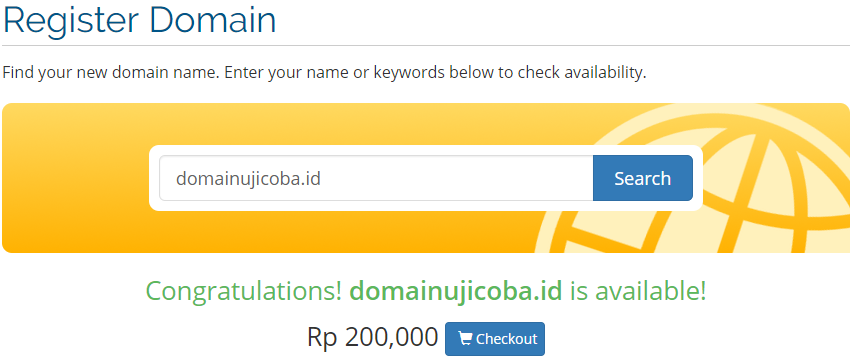 Cara Order Layanan Domain pada Citrahost