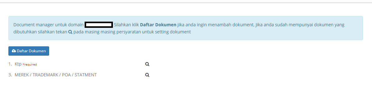 Tutorial Upload Dokumen Persyaratan Domain id