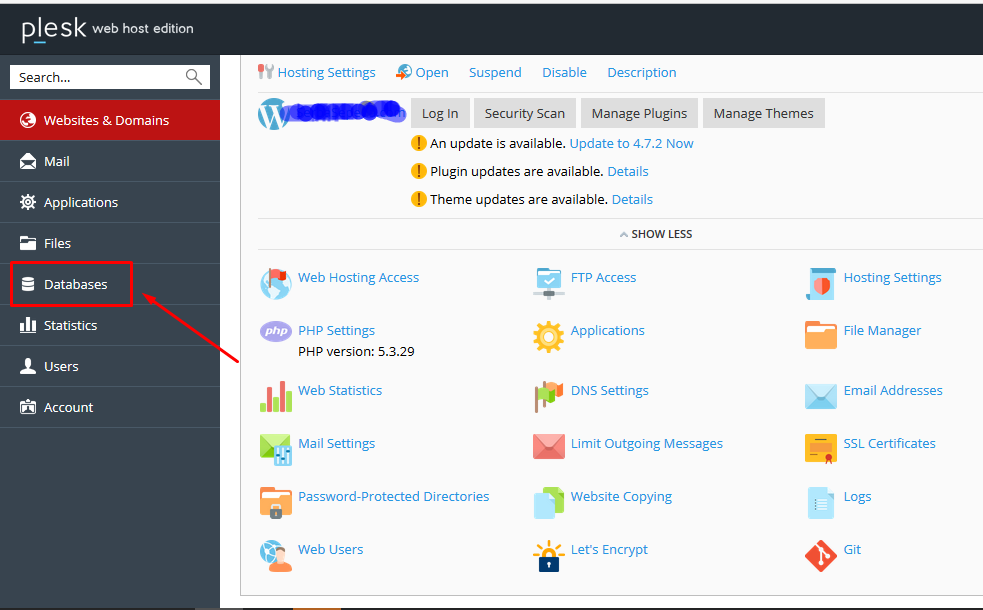 Cara Import Database di Hosting Plesk