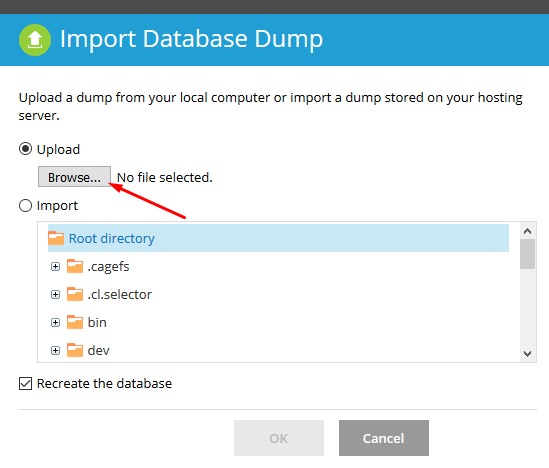 Cara Import Database di Hosting Plesk