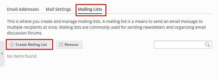 Membuat Mailing List di VPS Plesk