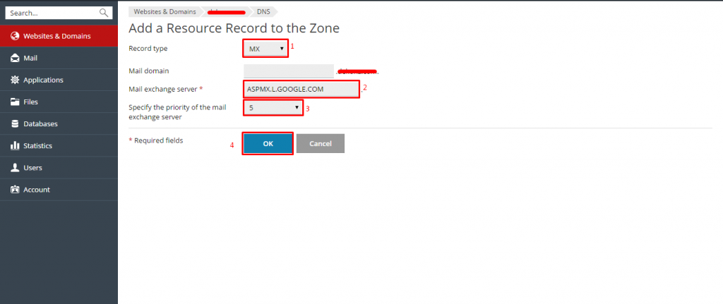 Cara Setting Email (MX) ke Layanan Google Suite dari Hosting Plesk