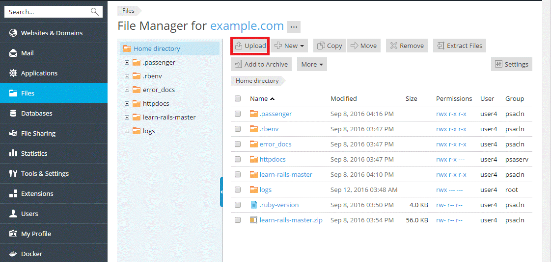 Cara Upload File Ke Plesk Hosting Melalui File Manager