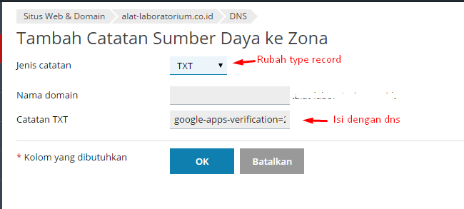 Cara Mengatur Record DNS di Hosting Unlimited