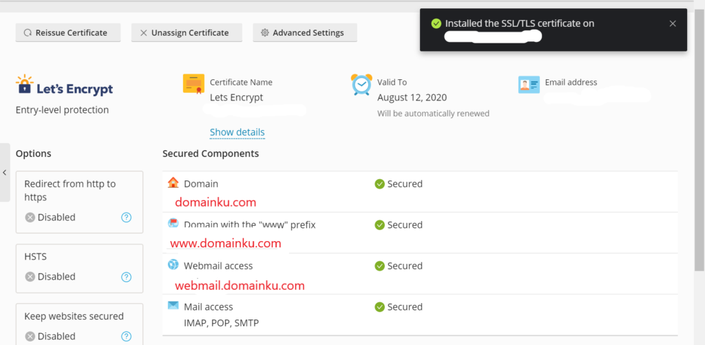 Cara Upload SSL di Plesk